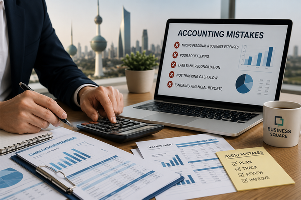 Common Accounting Mistakes Small Businesses in Kuwait Make — and How to Avoid Them